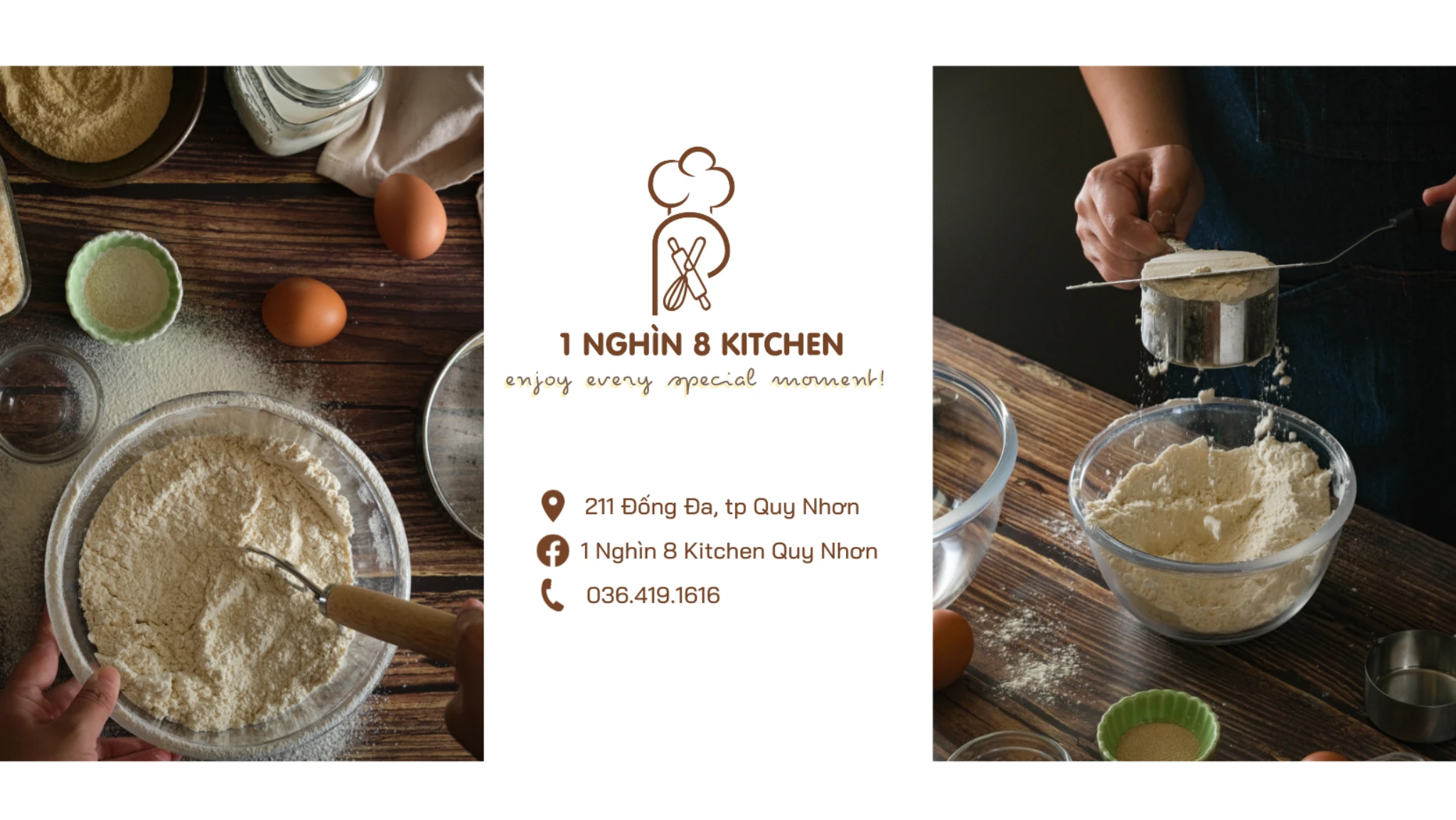 1 Nghìn 8 Kitchen - Workshop làm bánh Quy Nhơn